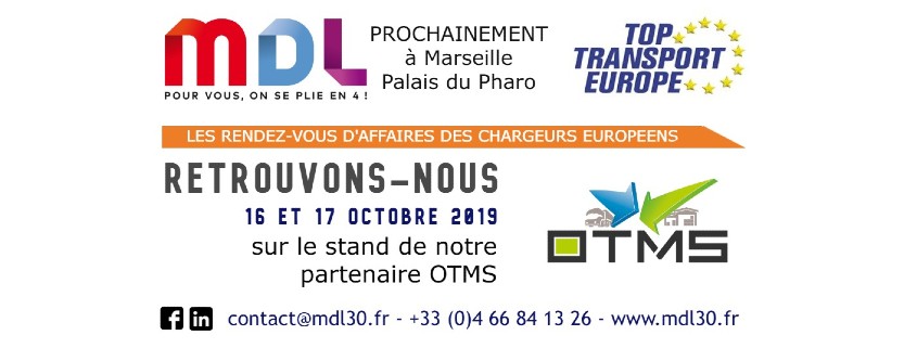 MDL au Top Transport Europe avec OTMS